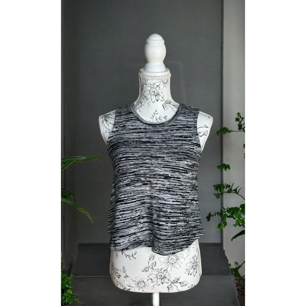 Madewell Marty Space Dye Heather Gray Tank XXS
